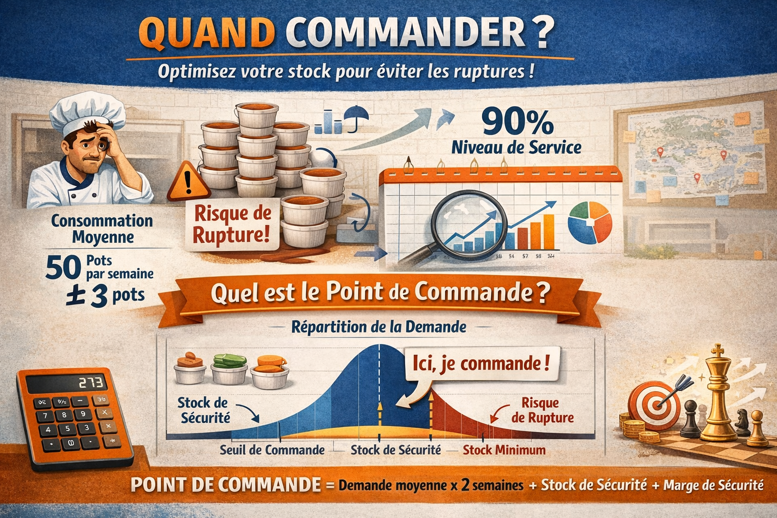 Approvisionnement du restaurant