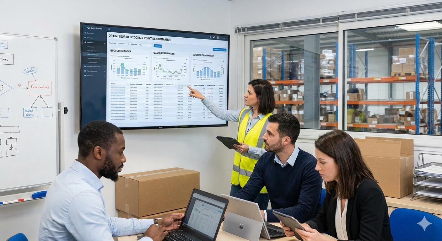 OPTIMISEUR DE STOCKS & POINT DE COMMANDE (ROP) – Excel Pro Pour PME, distributeurs et manufacturiers: Français & Anglais (PROMOTION : Reduction à 49.95$ pour les 50 premiers clients)